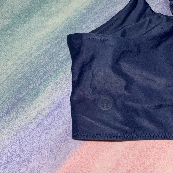 Lululemon Waterside Square-Neck Swim Top B/C Cup - True Navy blue - Picture 7 of 9